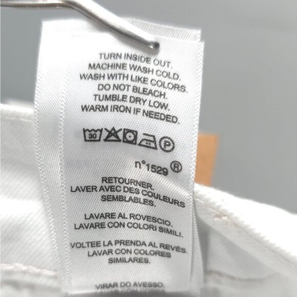 NWT POLO RALPH LAUREN THE VARICK SLIM STRAIGHT Core Replen White Jeans 40X30 - Picture 15 of 15